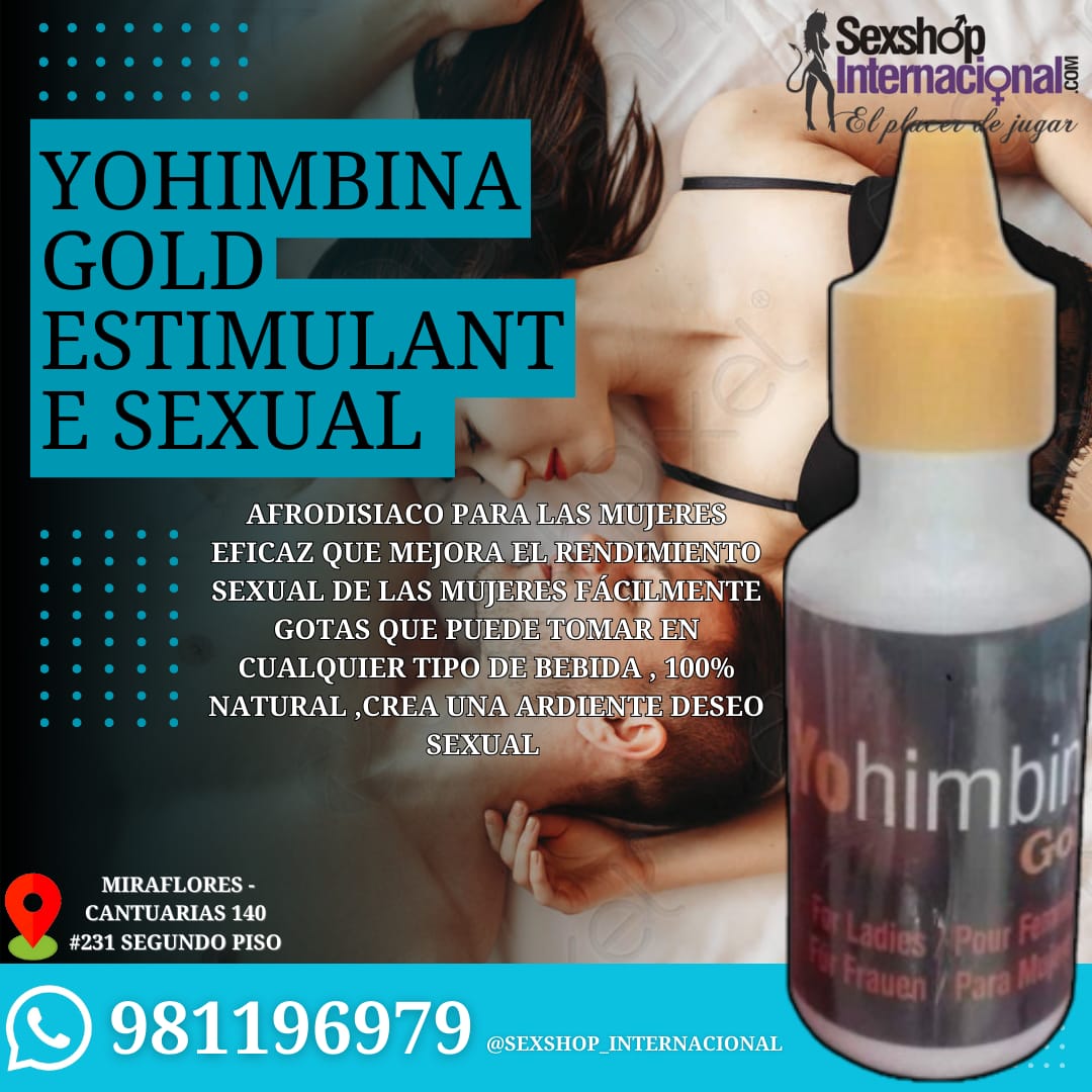 AFRODISIACO YOHIMBINA-ORIGINAL-EXITANTE-PAREJAS-SEXSHOP LIMA 971890151 